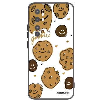 Picasee silikónový čierny obal pre Xiaomi Mi Note 10 Lite - Gookies