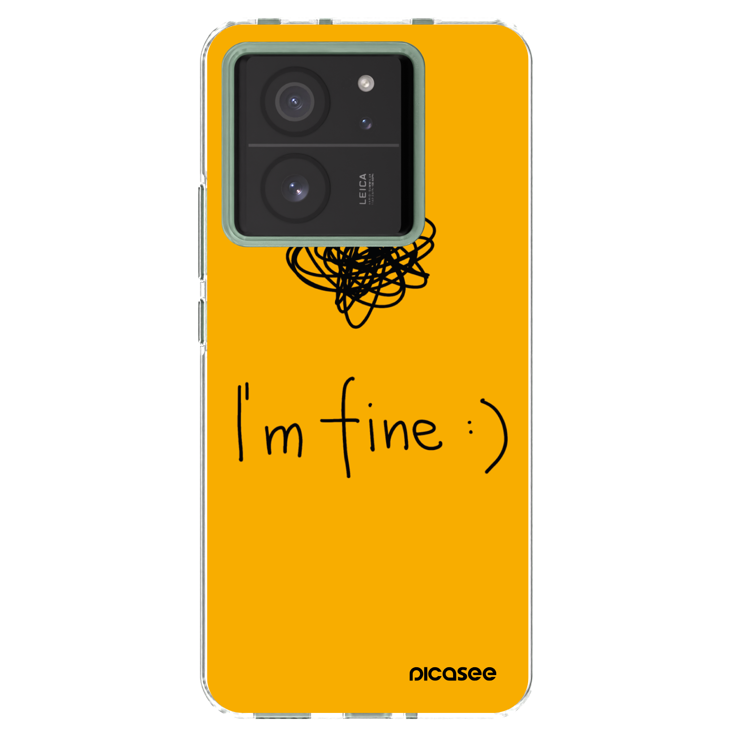 Picasee silikónový prehľadný obal pre Xiaomi 13T - I am fine