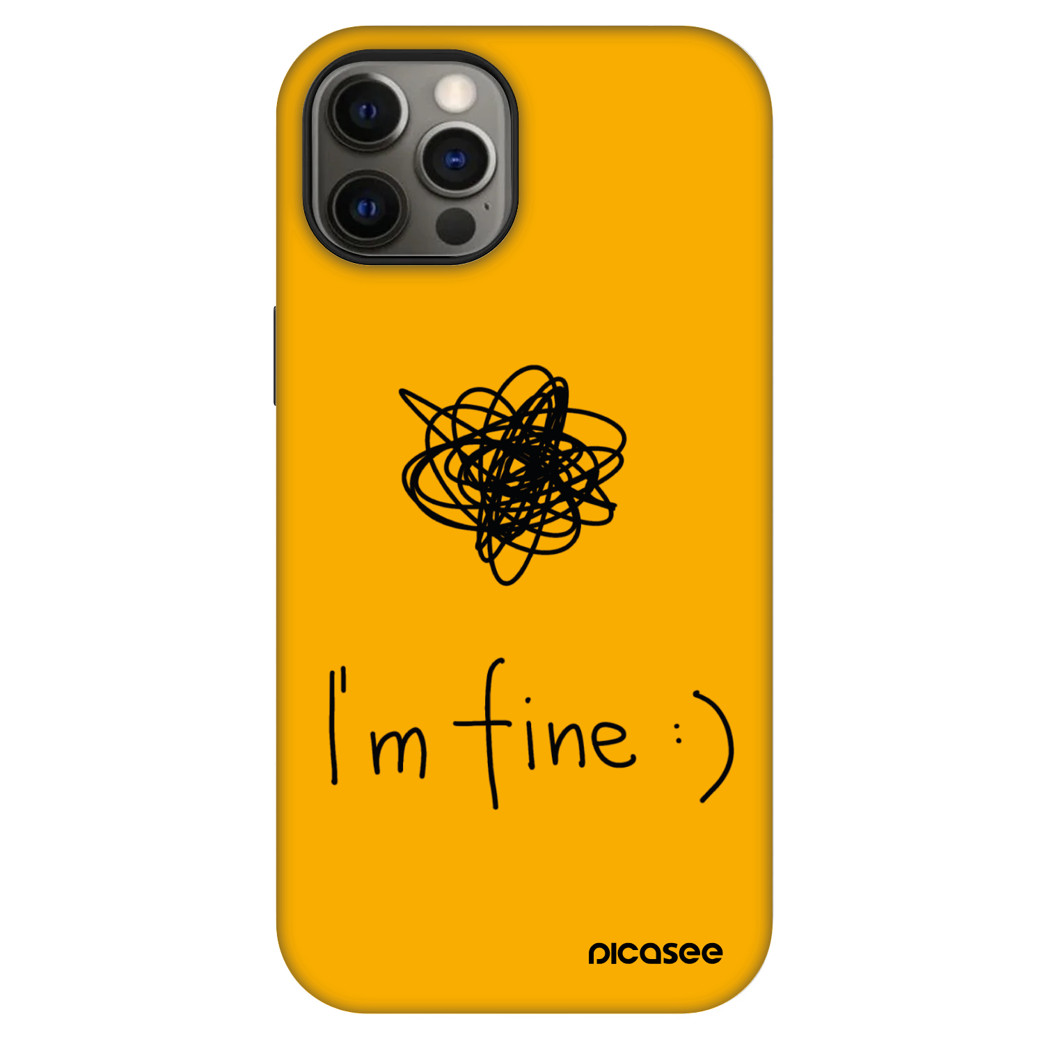 Picasee Fashion Case MagSafe pre Apple iPhone 12 - I am fine