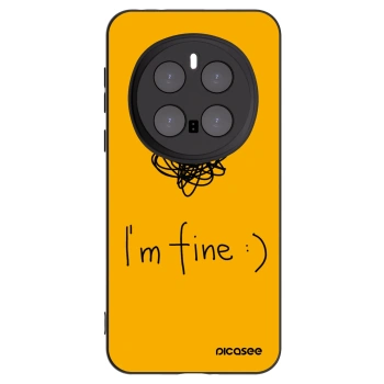 Picasee silikónový čierny obal pre Honor Magic7 Pro 5G - I am fine