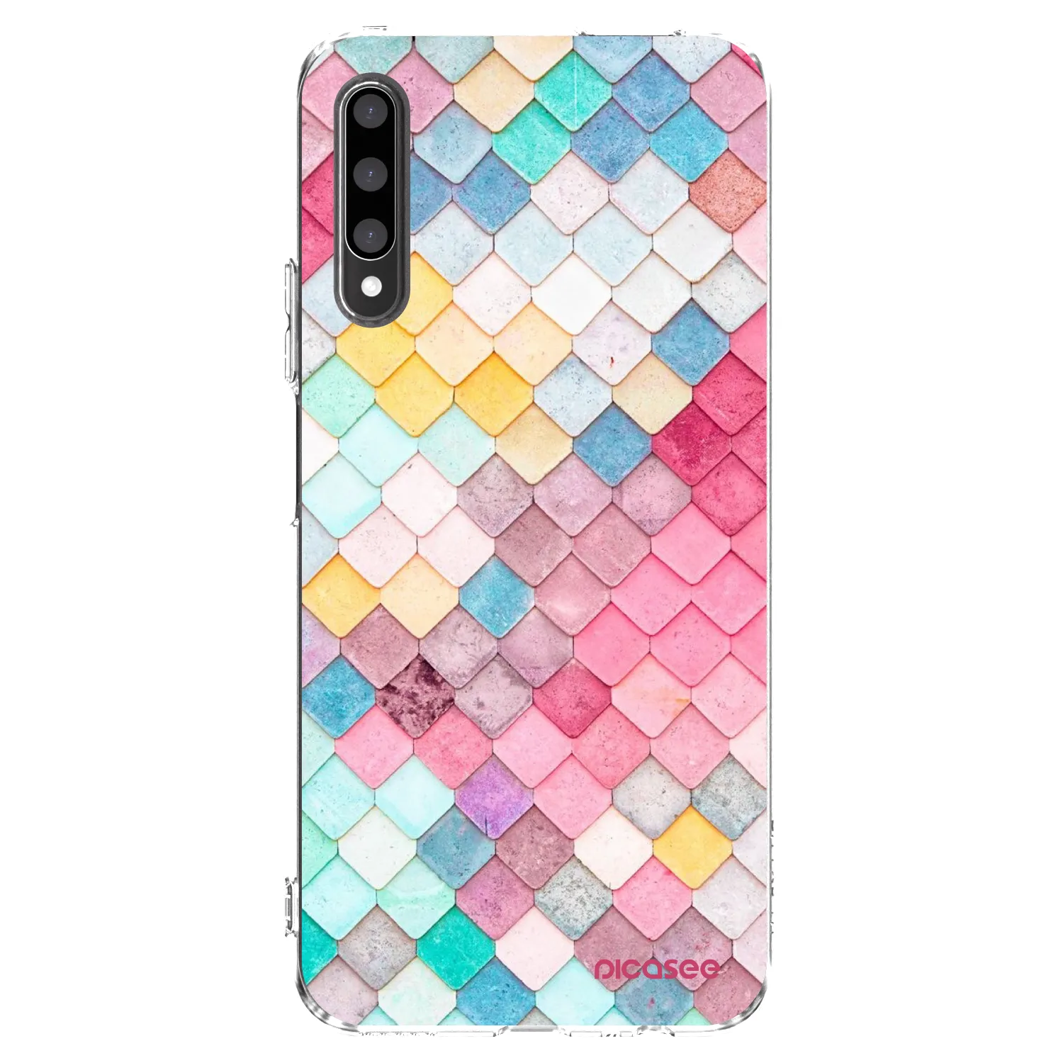 Silikónový prehľadný obal pre Honor 9X Pro - Farebná strecha