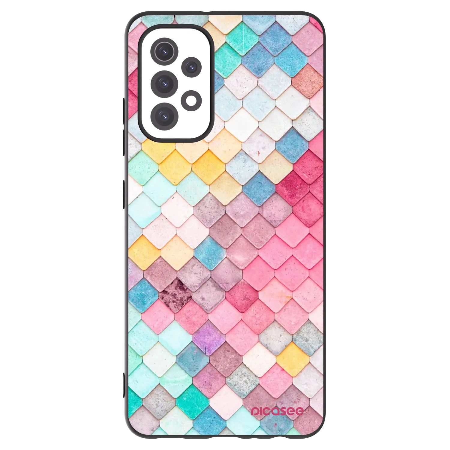 Picasee silikónový čierny obal pre Samsung Galaxy A32 5G A326B - Farebná strecha