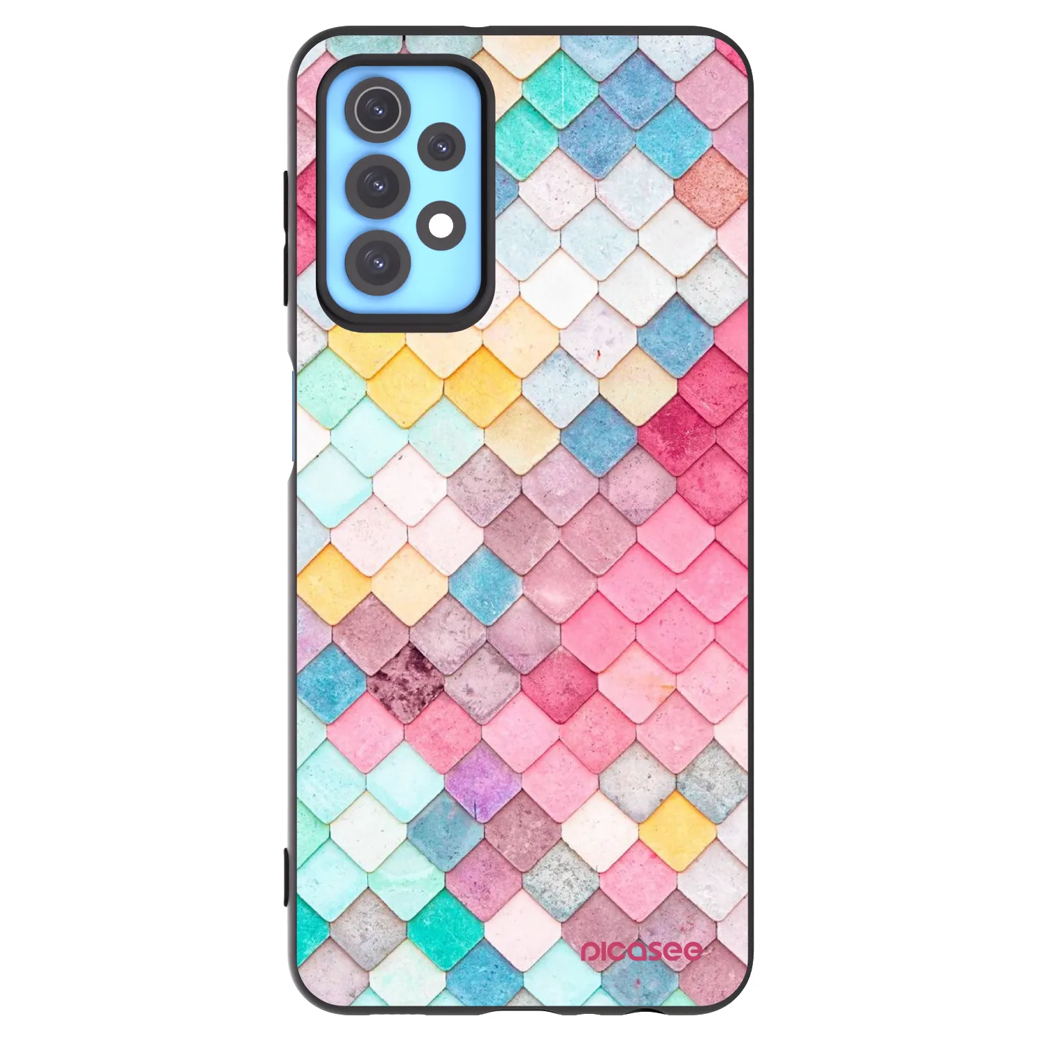Picasee silikónový čierny obal pre Samsung Galaxy A32 4G SM-A325F - Farebná strecha