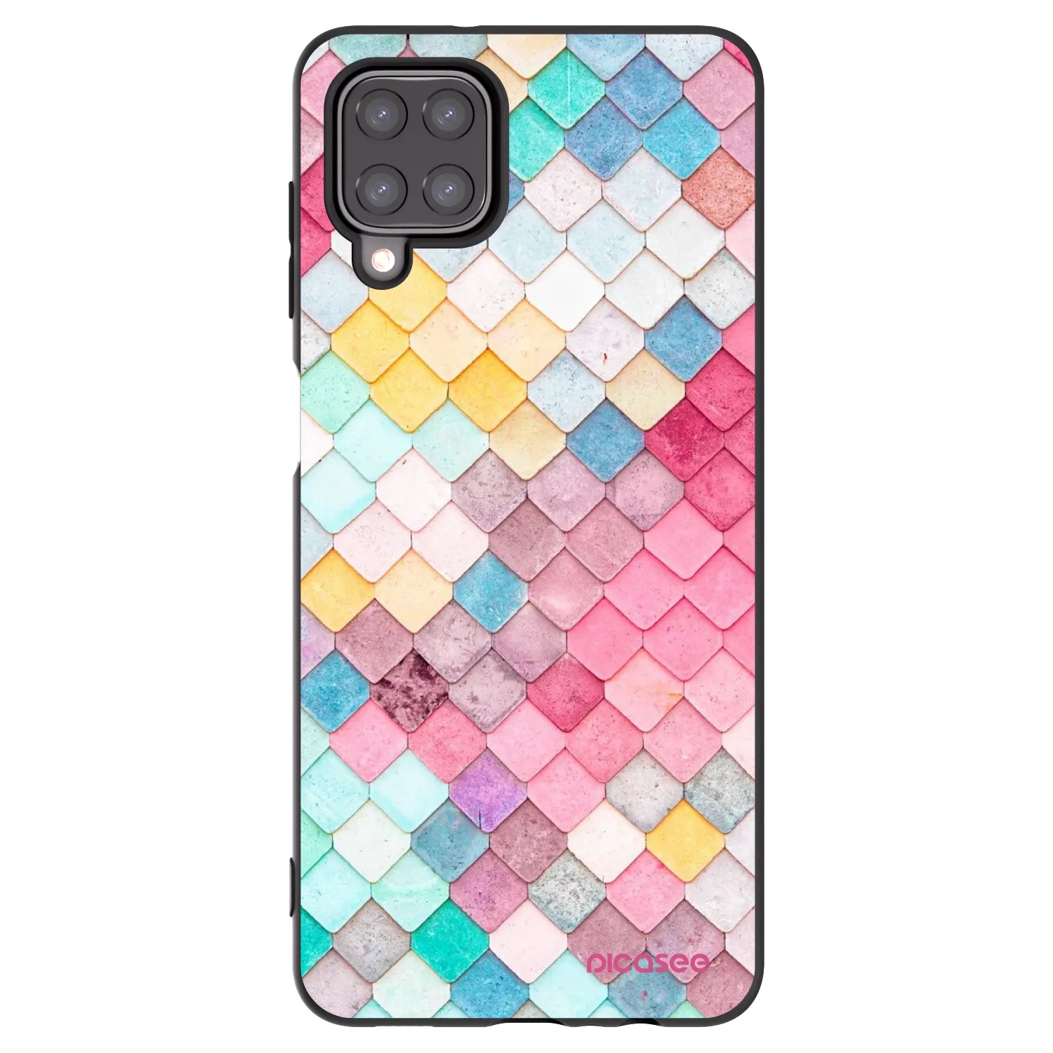 Picasee silikónový čierny obal pre Samsung Galaxy M12 M127F - Farebná strecha