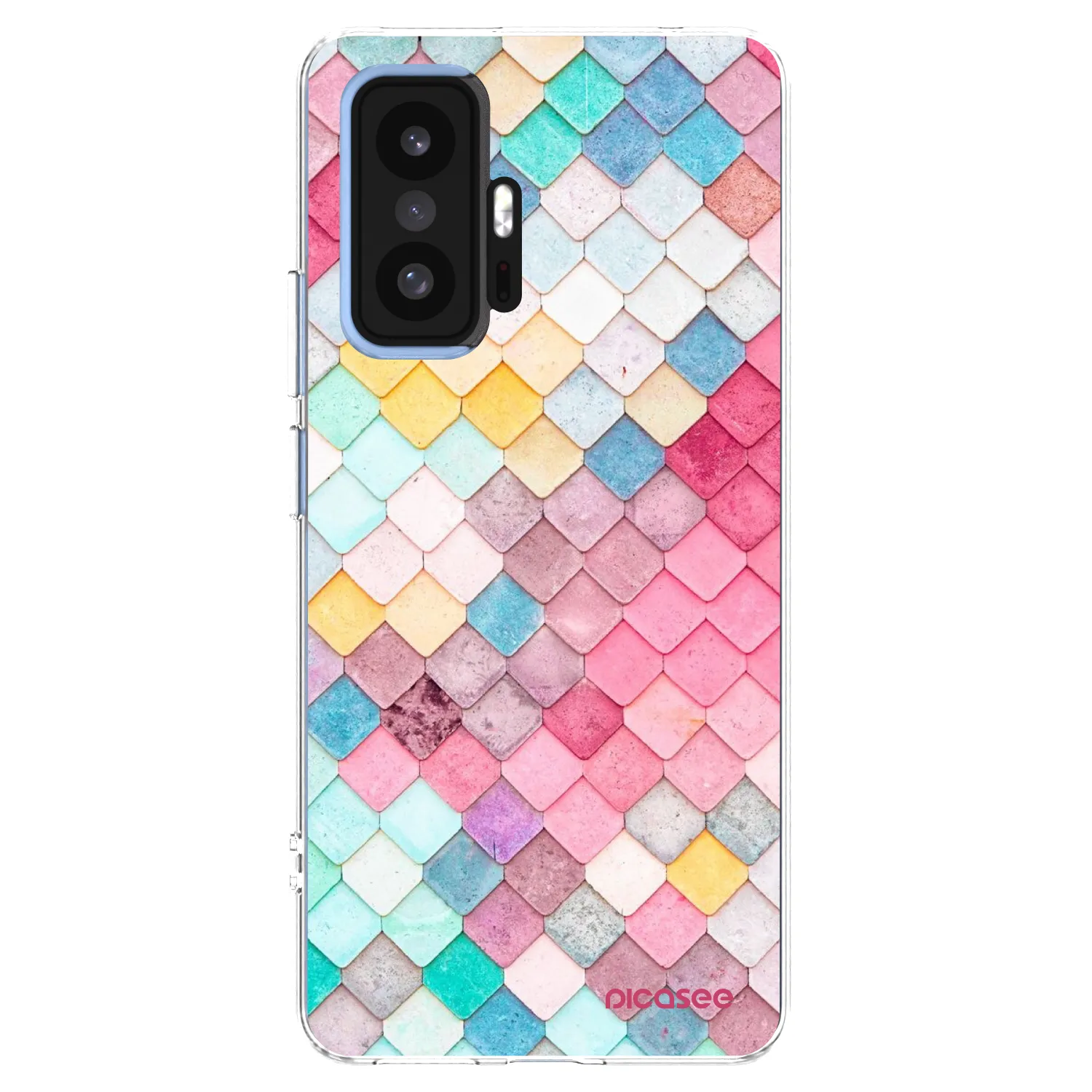 Picasee silikónový prehľadný obal pre Xiaomi 11T Pro - Farebná strecha