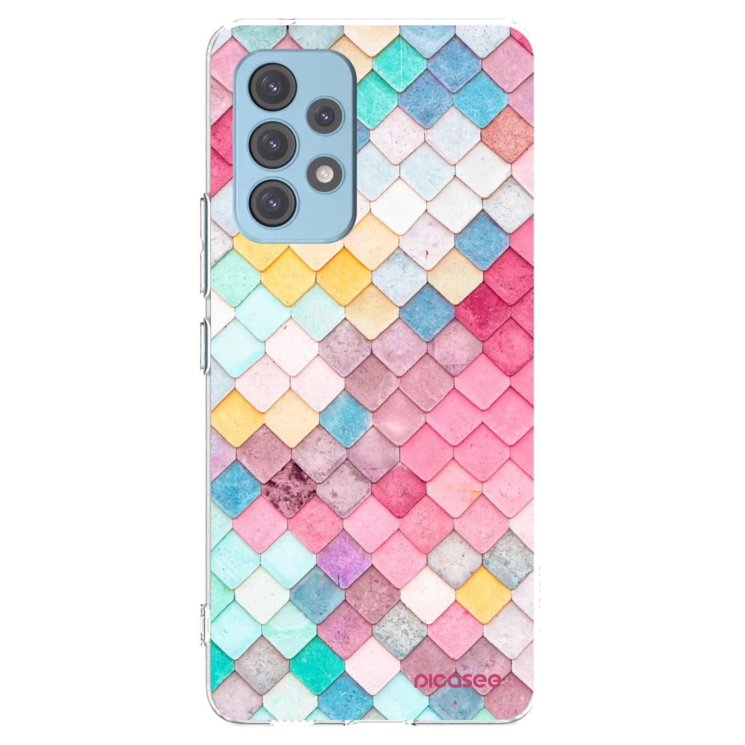 Silikónový prehľadný obal pre Samsung Galaxy A53 5G A536 - Farebná strecha