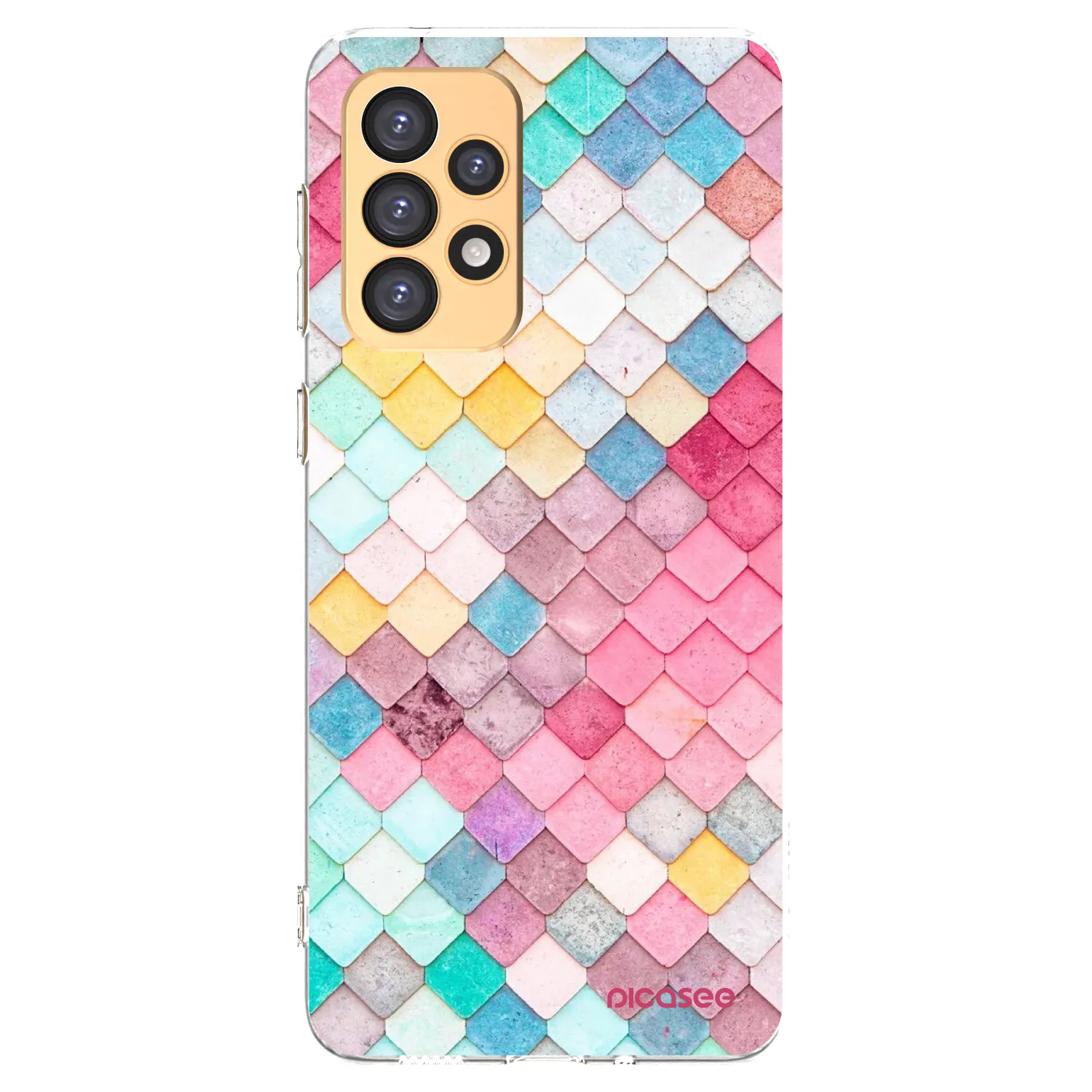 Picasee silikónový prehľadný obal pre Samsung Galaxy A33 5G A336 - Farebná strecha