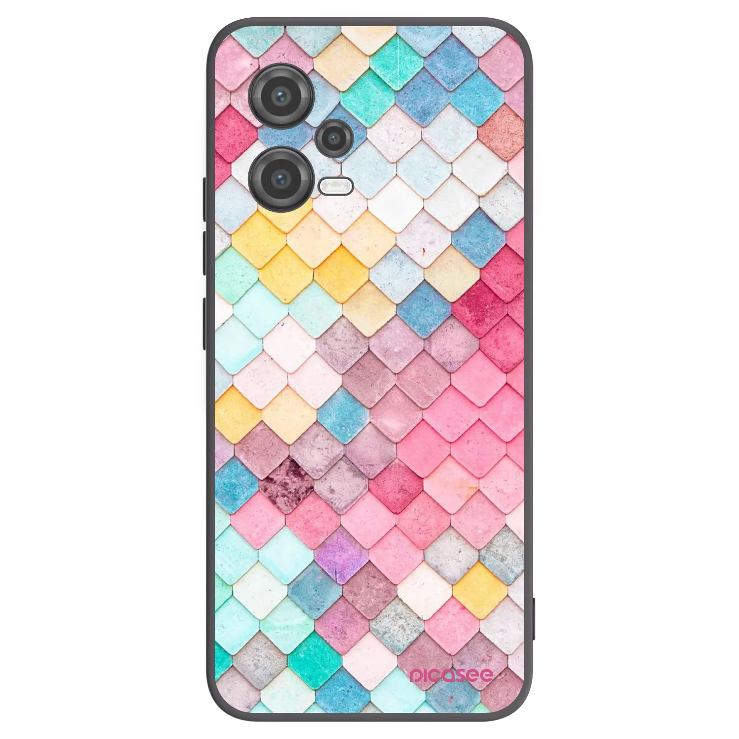 Picasee silikónový čierny obal pre Xiaomi Poco X5 - Farebná strecha