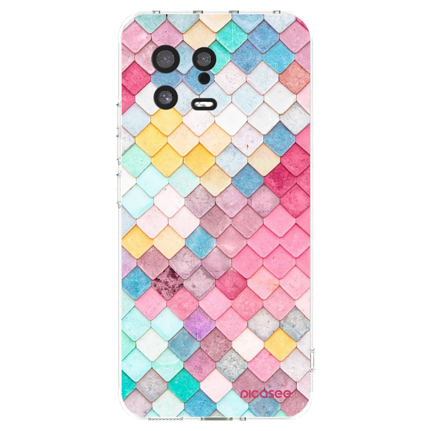 Silikónový prehľadný obal pre Xiaomi 13 - Farebná strecha
