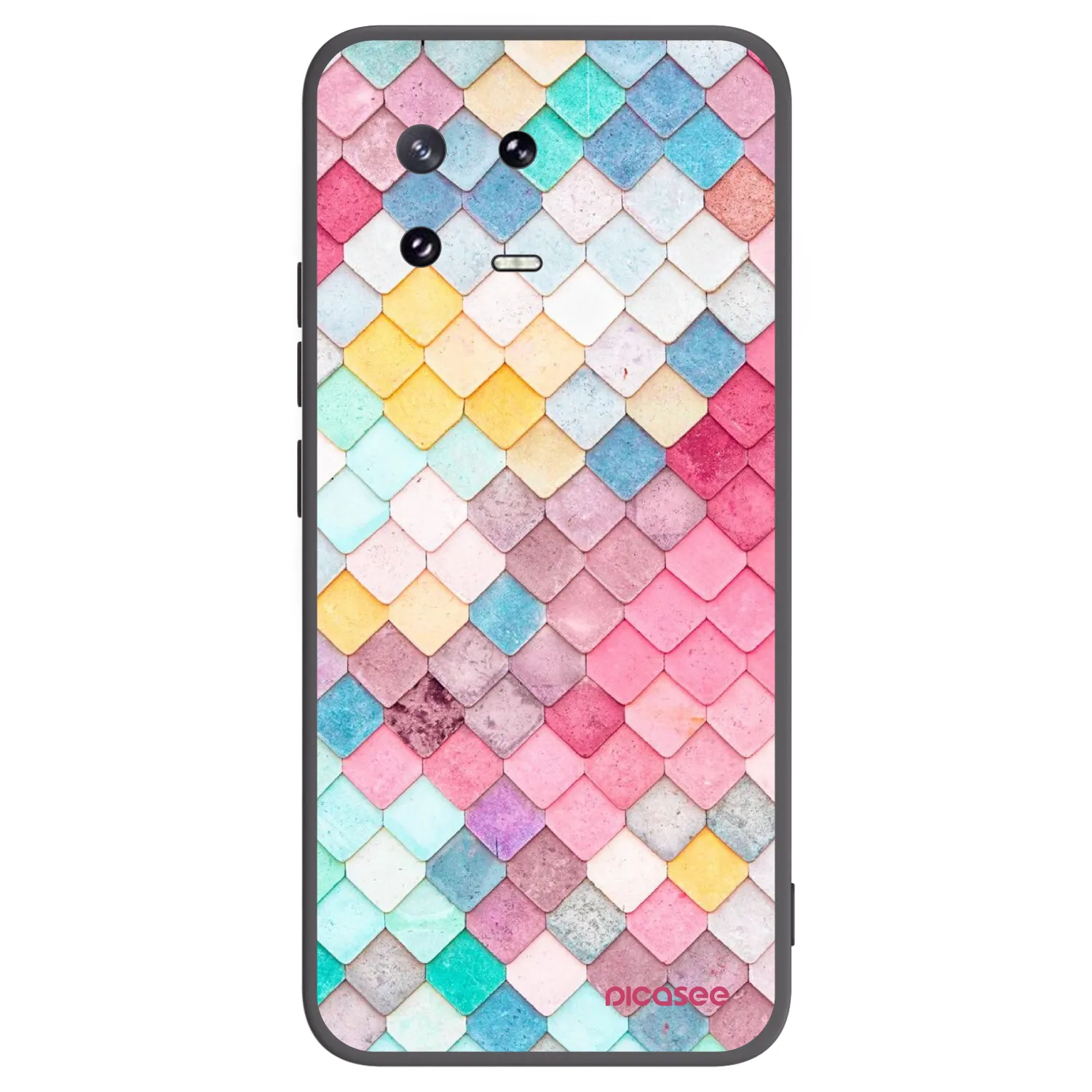 Picasee silikónový čierny obal pre Xiaomi 13 Pro - Farebná strecha