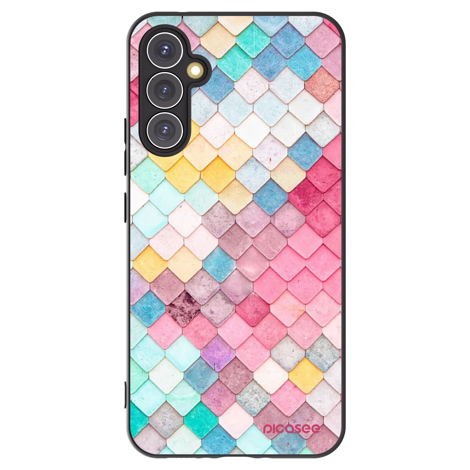 Picasee silikónový čierny obal pre Samsung Galaxy A34 5G A346B - Farebná strecha