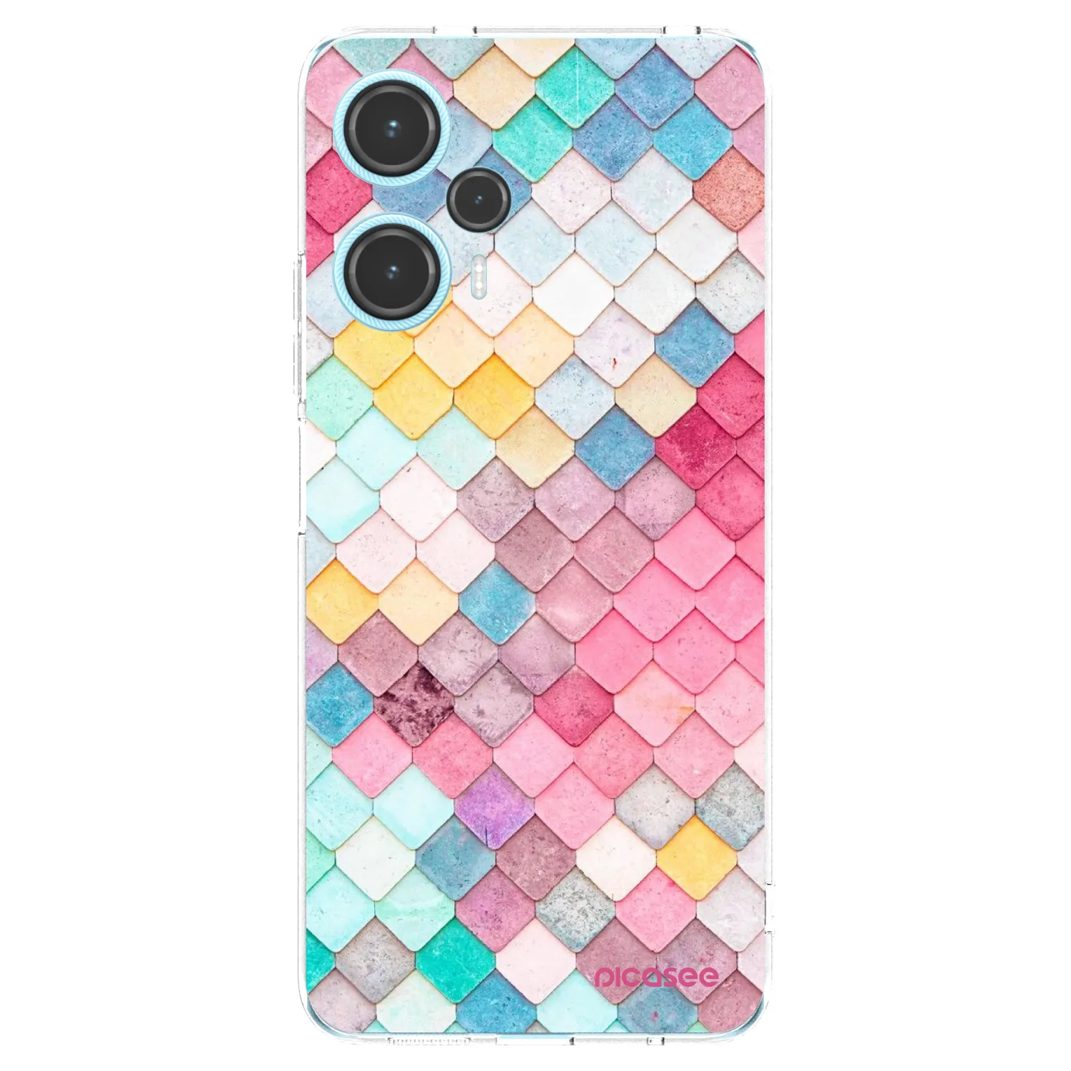 Picasee silikónový prehľadný obal pre Xiaomi Poco F5 - Farebná strecha