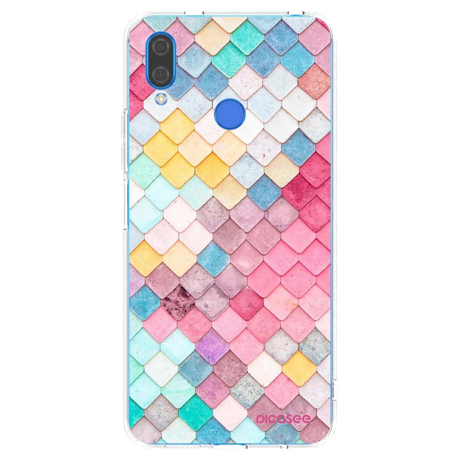 Picasee silikónový prehľadný obal pre Huawei Nova 3 - Farebná strecha