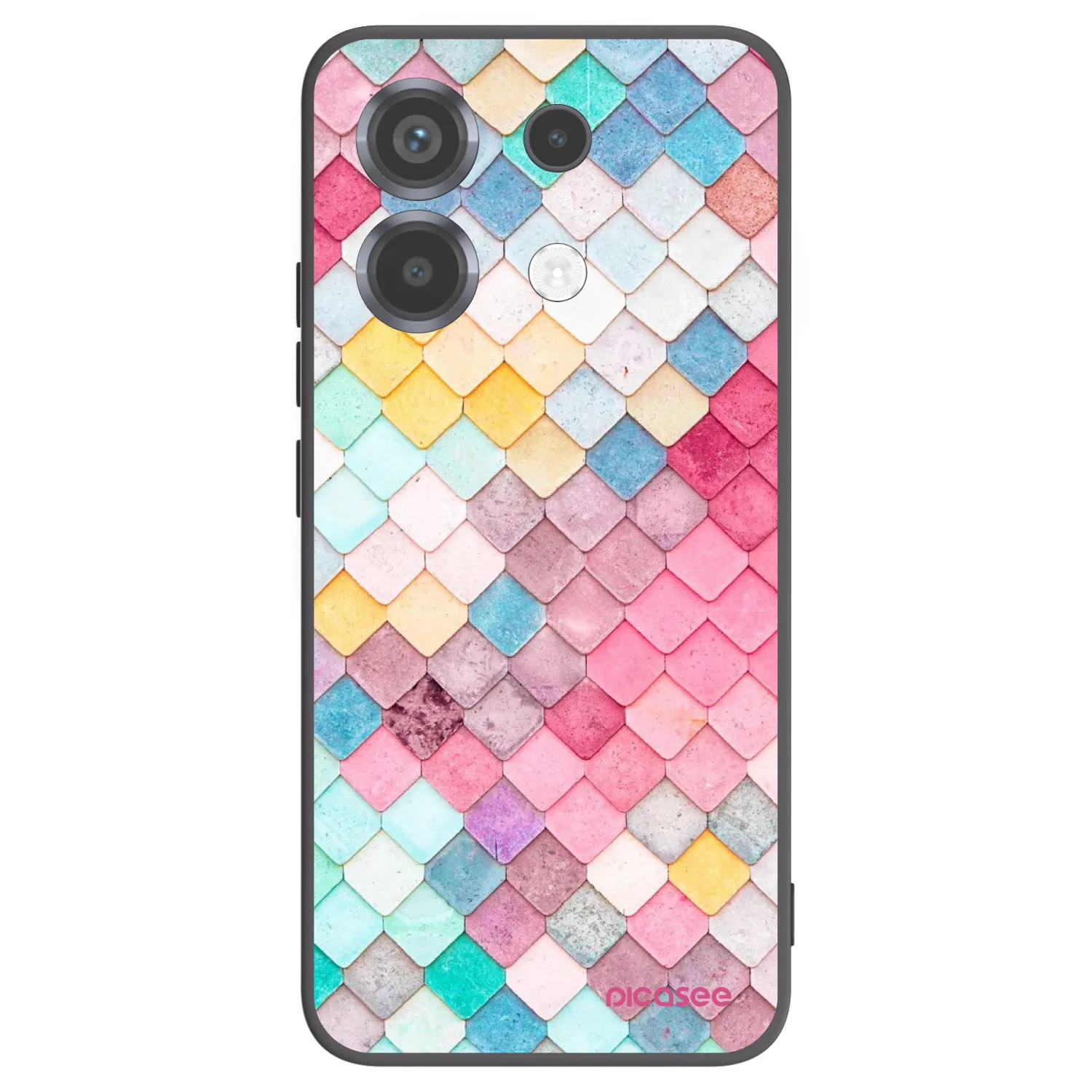 Picasee silikónový čierny obal pre Xiaomi Poco X6 - Farebná strecha