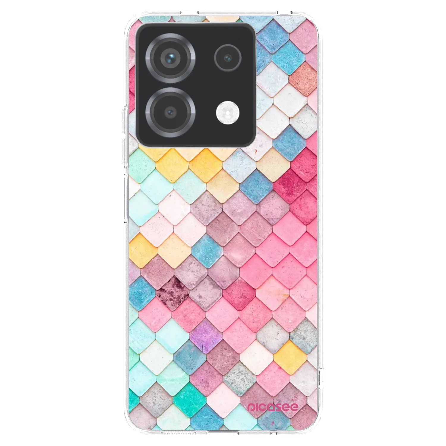 Picasee silikónový prehľadný obal pre Xiaomi Poco X6 - Farebná strecha
