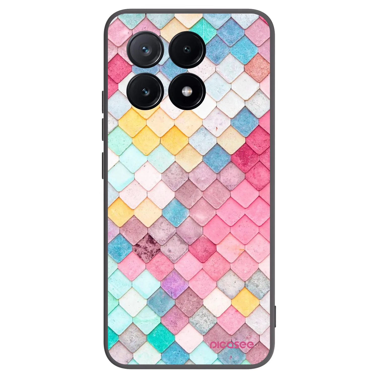 Picasee silikónový čierny obal pre Xiaomi Poco X6 Pro - Farebná strecha