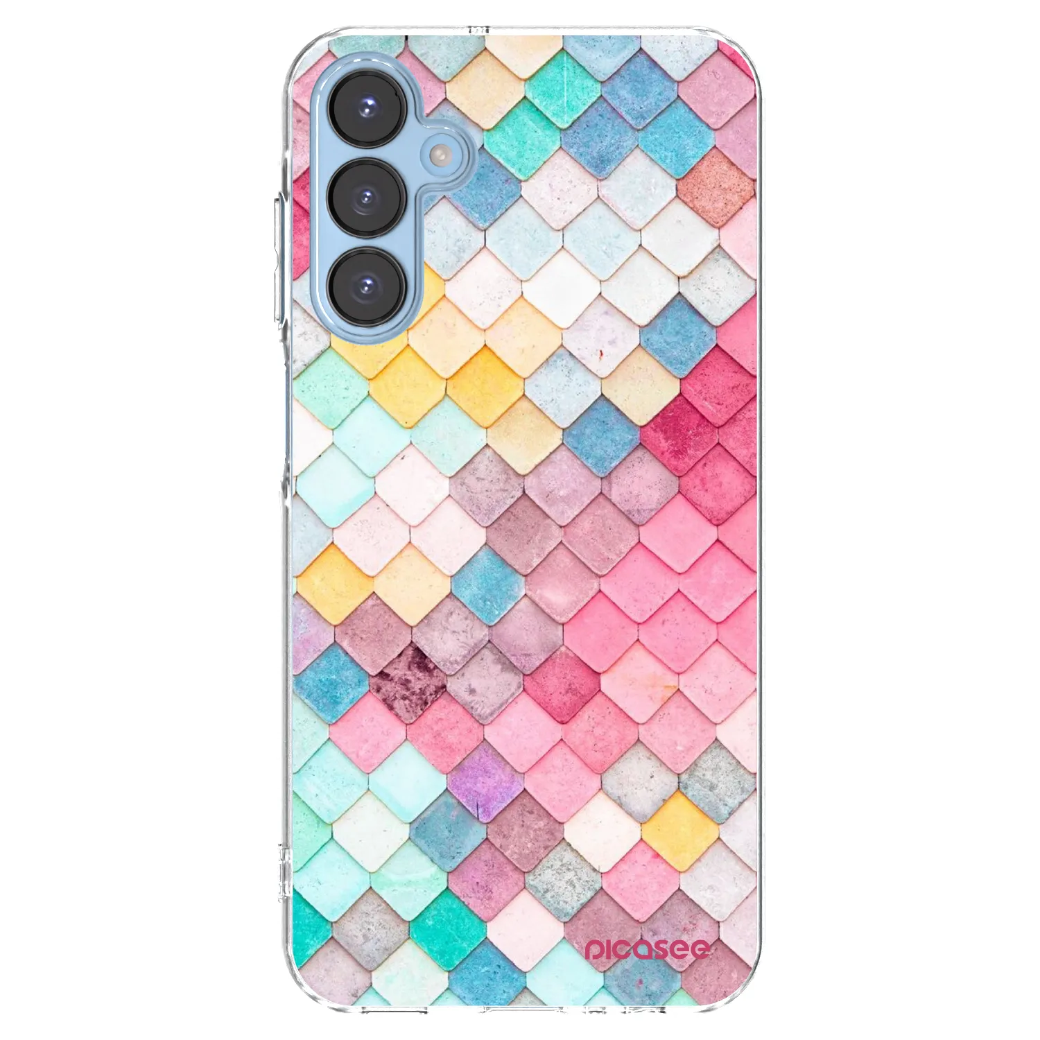 Picasee silikónový prehľadný obal pre Samsung Galaxy A15 A156B 5G - Farebná strecha