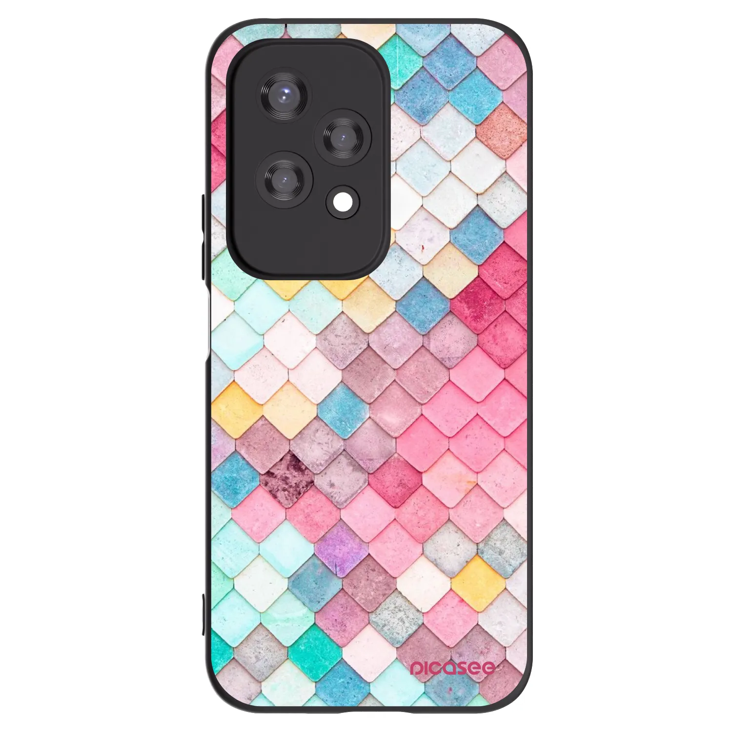 Picasee silikónový čierny obal pre Honor 200 Lite - Farebná strecha