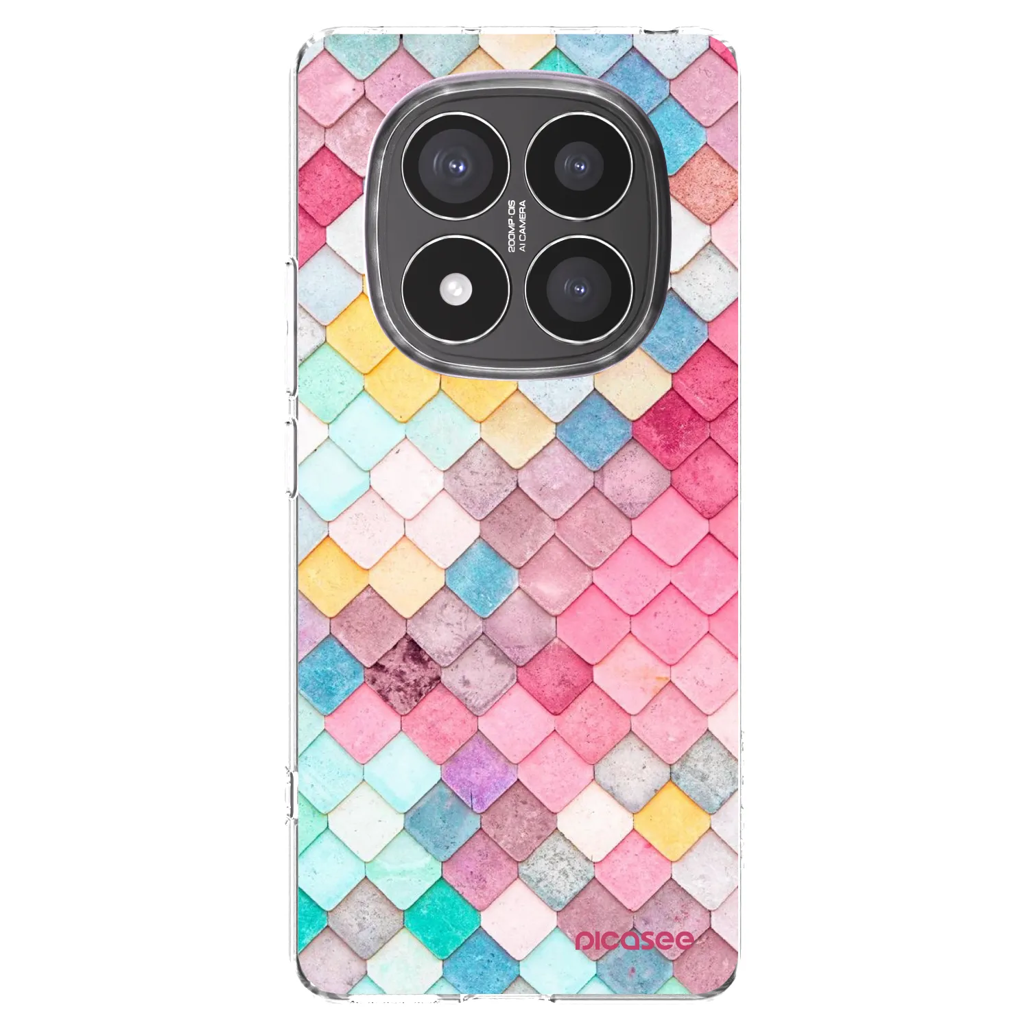 Picasee silikónový prehľadný obal pre Xiaomi Redmi Note 14 Pro+ 5G - Farebná strecha