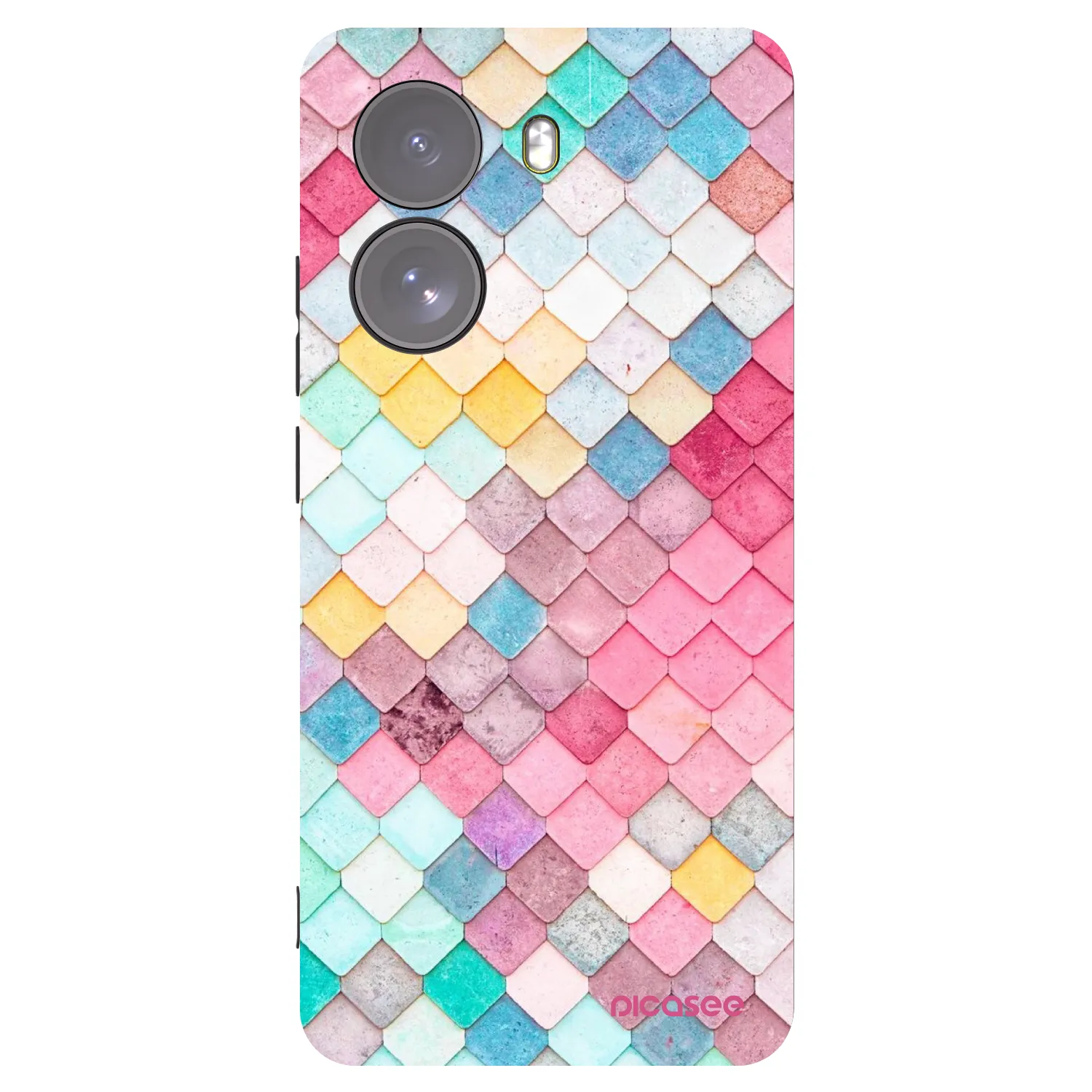 Picasee silikónový čierny obal pre Xiaomi Poco X7 - Farebná strecha