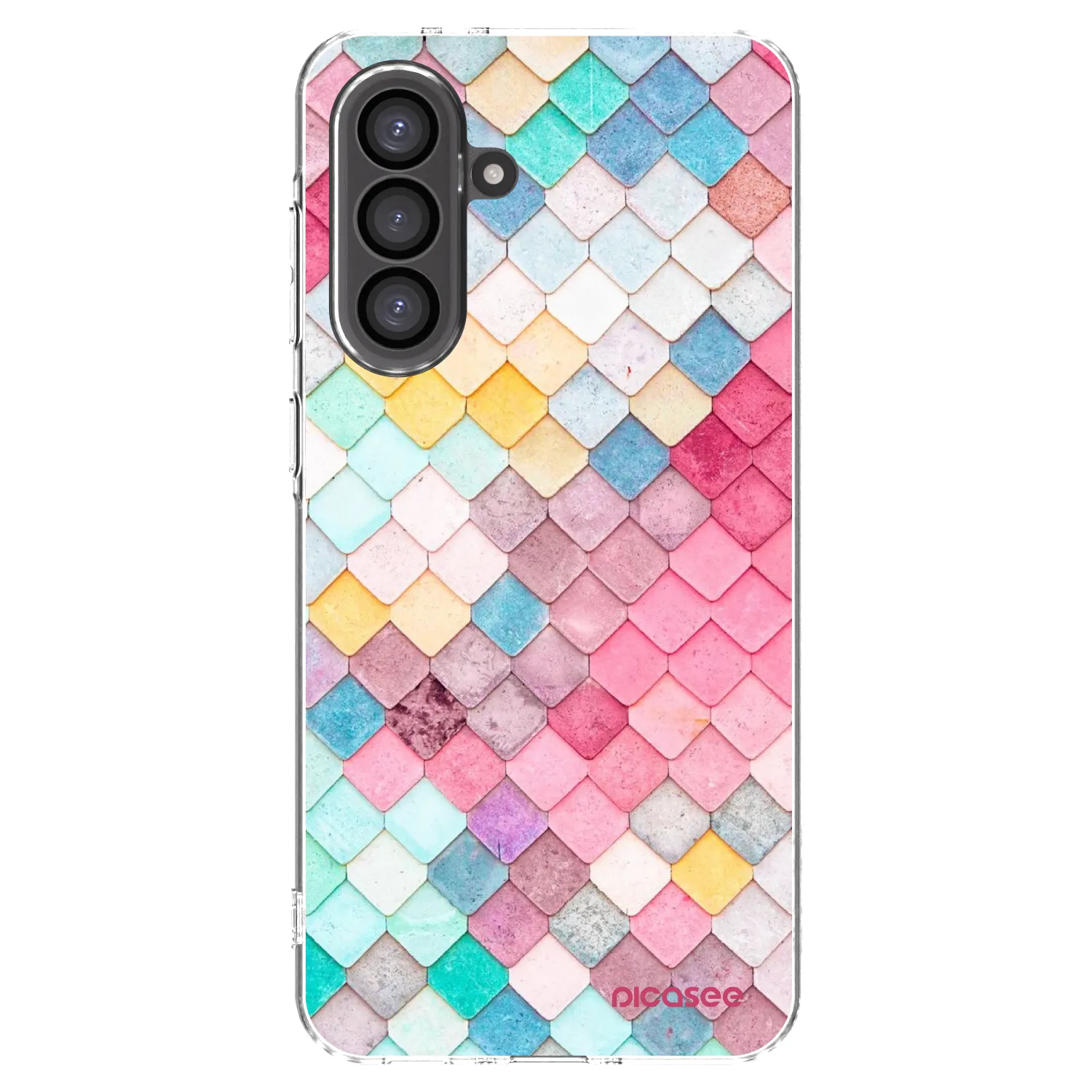 Picasee silikónový prehľadný obal pre Samsung Galaxy A56 5G A566B - Farebná strecha