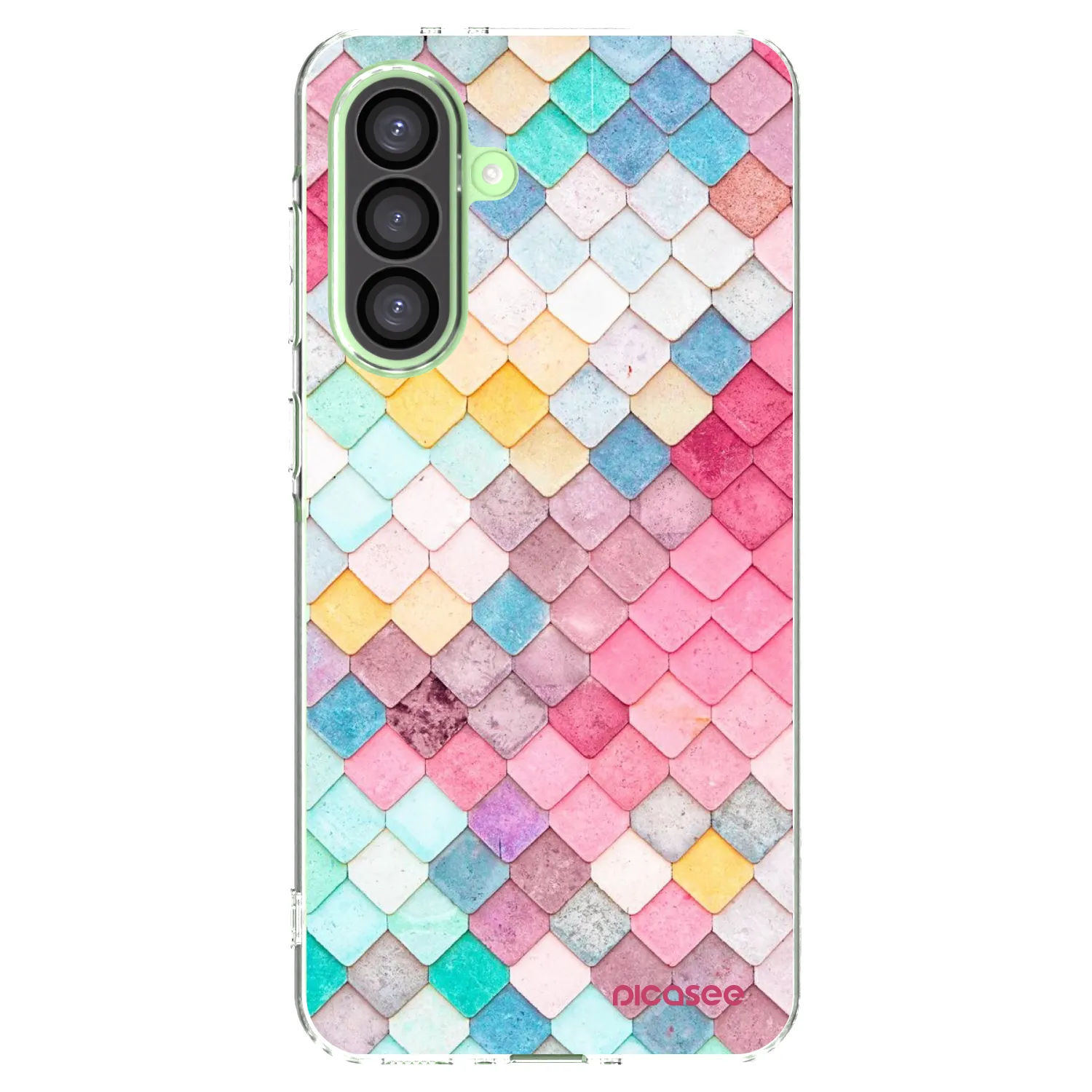 Picasee silikónový prehľadný obal pre Samsung Galaxy A26 5G A266B - Farebná strecha