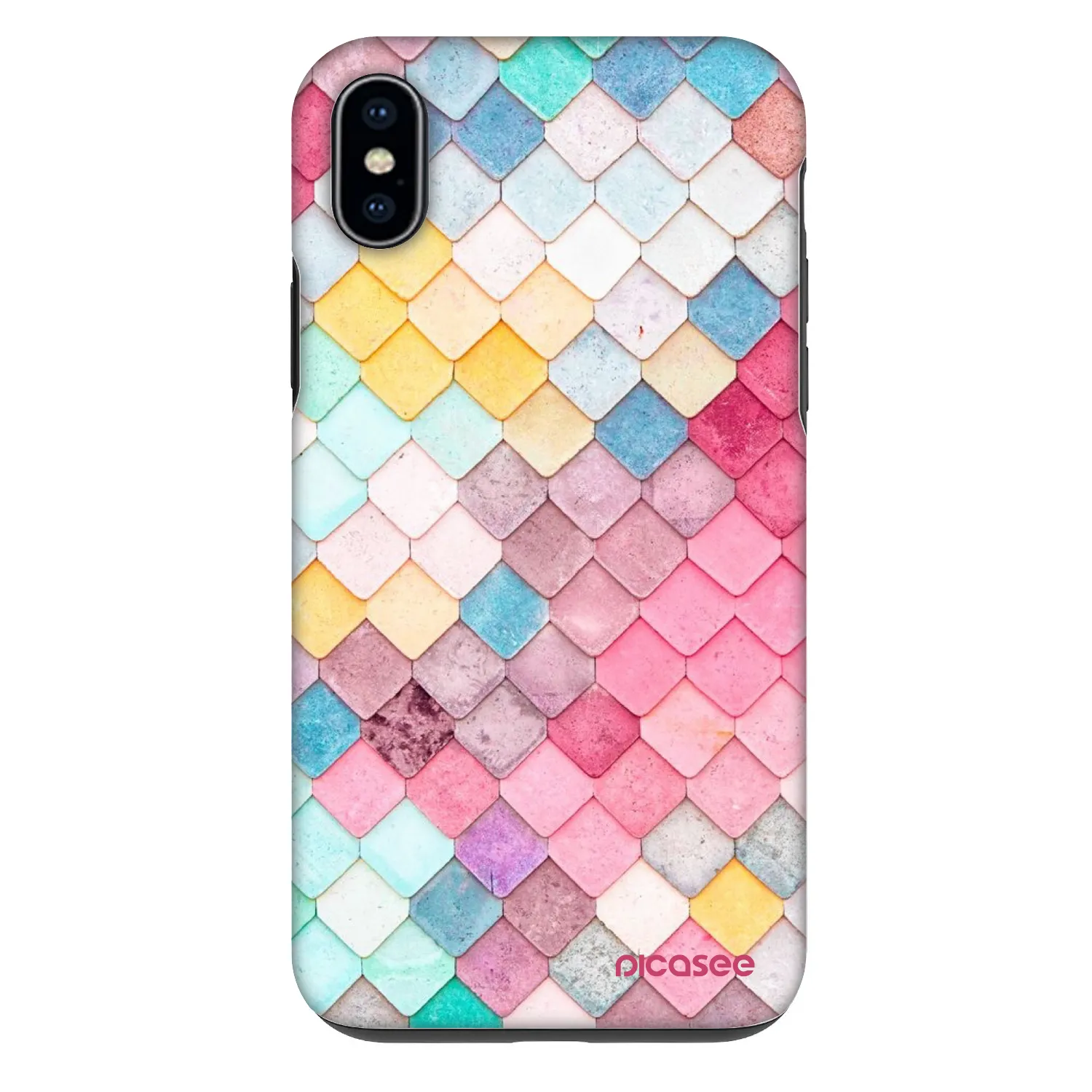 Picasee Fashion Case pre Apple iPhone XS Max - Farebná strecha