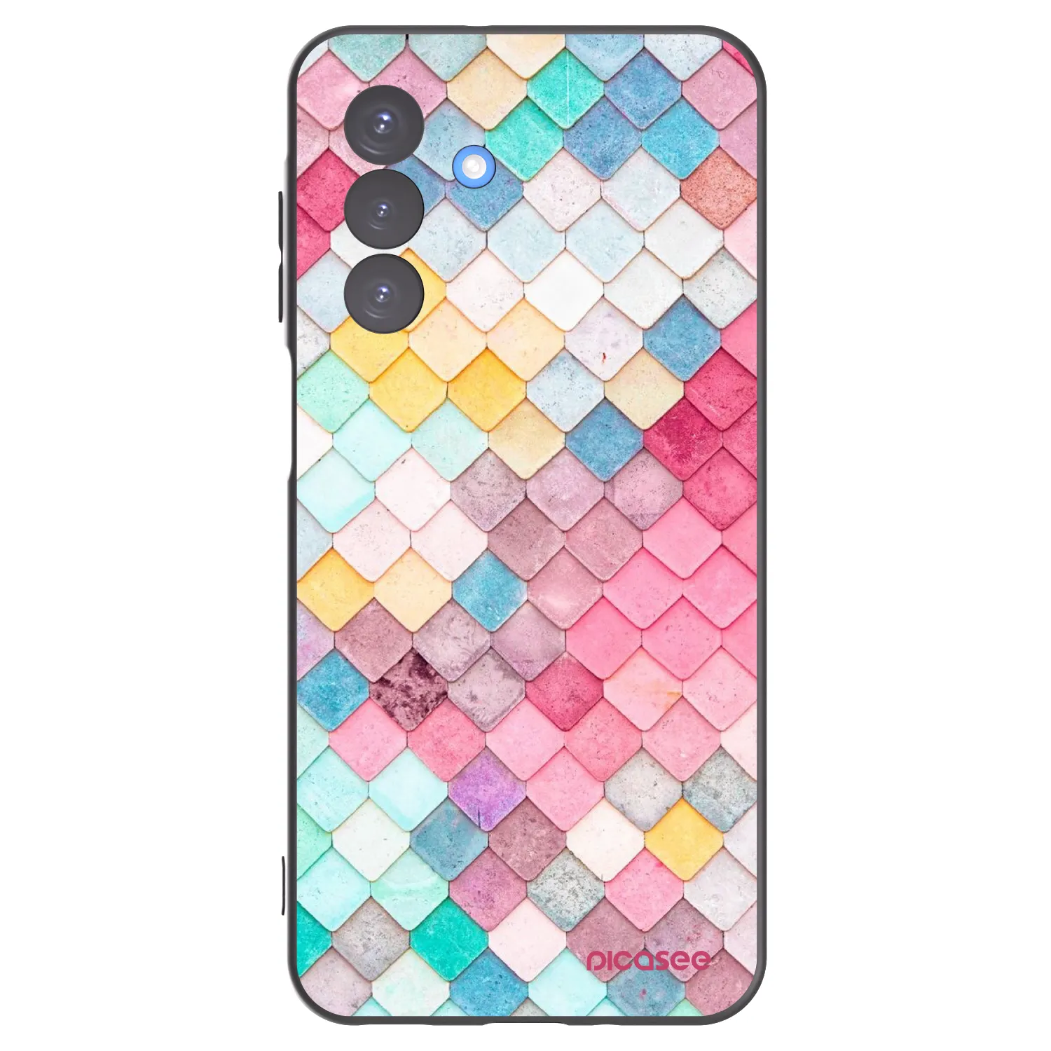 Picasee silikónový čierny obal pre Samsung Galaxy A17 5G - Farebná strecha