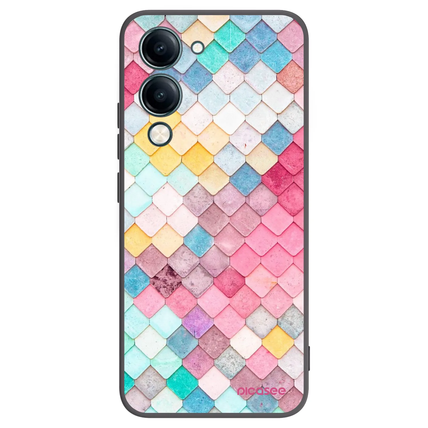 Picasee silikónový čierny obal pre Vivo Y29s 5G - Farebná strecha
