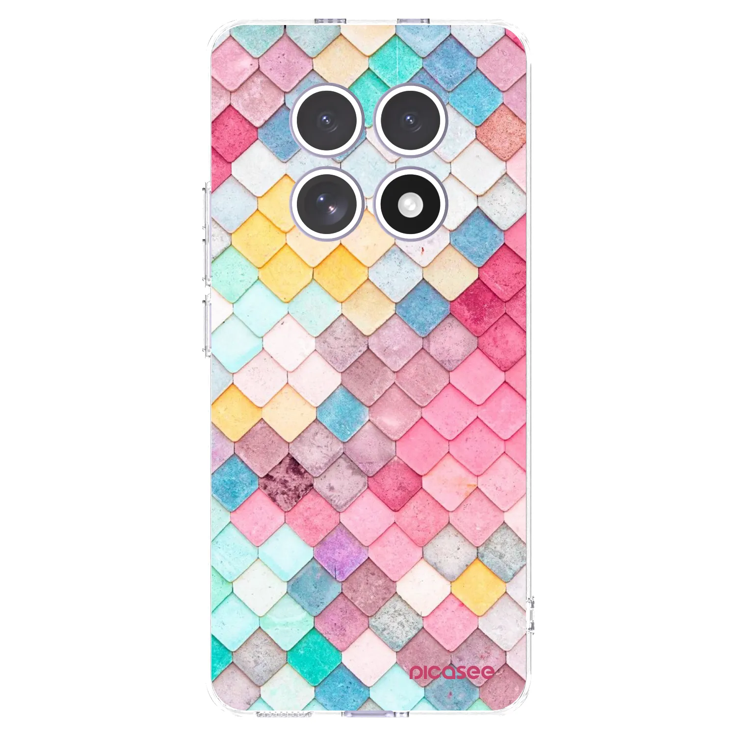 Picasee silikónový prehľadný obal pre Xiaomi Redmi Note 15 - Farebná strecha