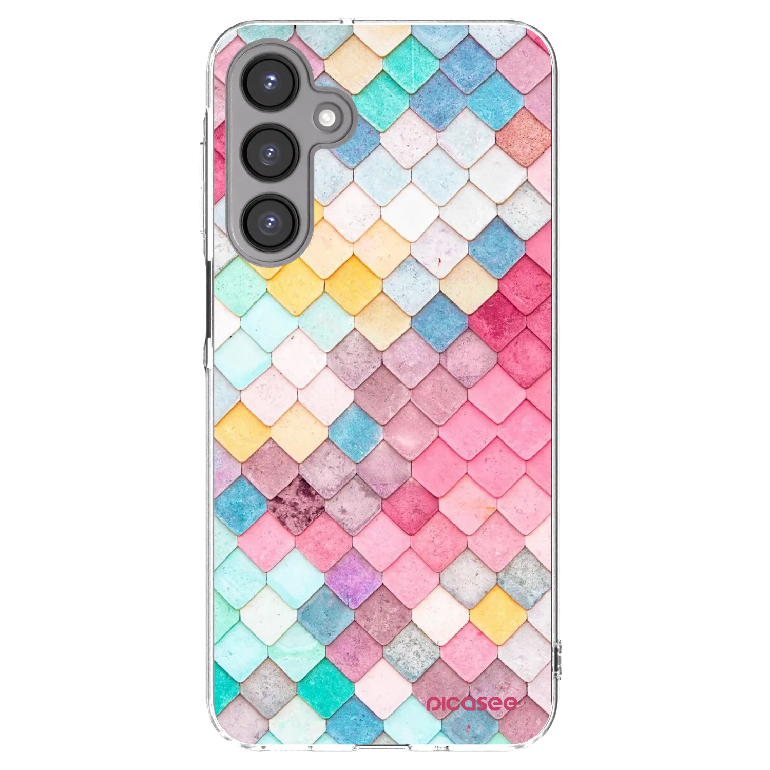 Picasee silikónový prehľadný obal pre Samsung Galaxy A16 4G - Farebná strecha
