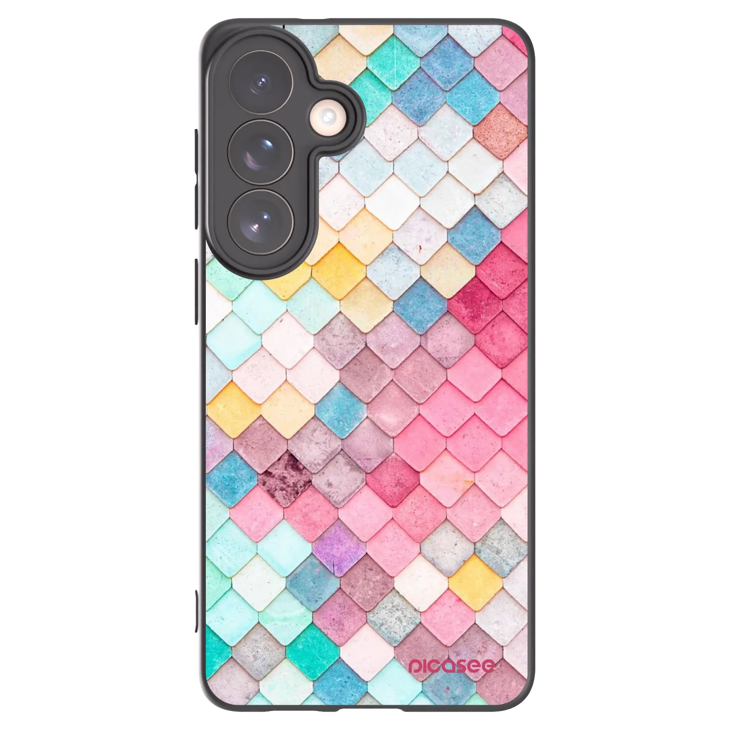 Picasee silikónový čierny obal pre Samsung Galaxy S26+ - Farebná strecha