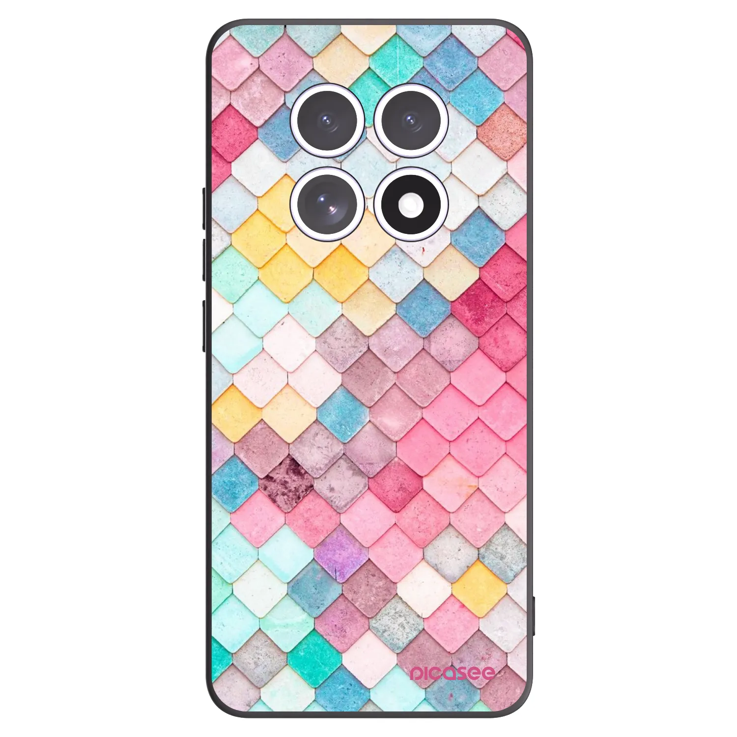 Picasee silikónový čierny obal pre Xiaomi Redmi Note 15 5G - Farebná strecha