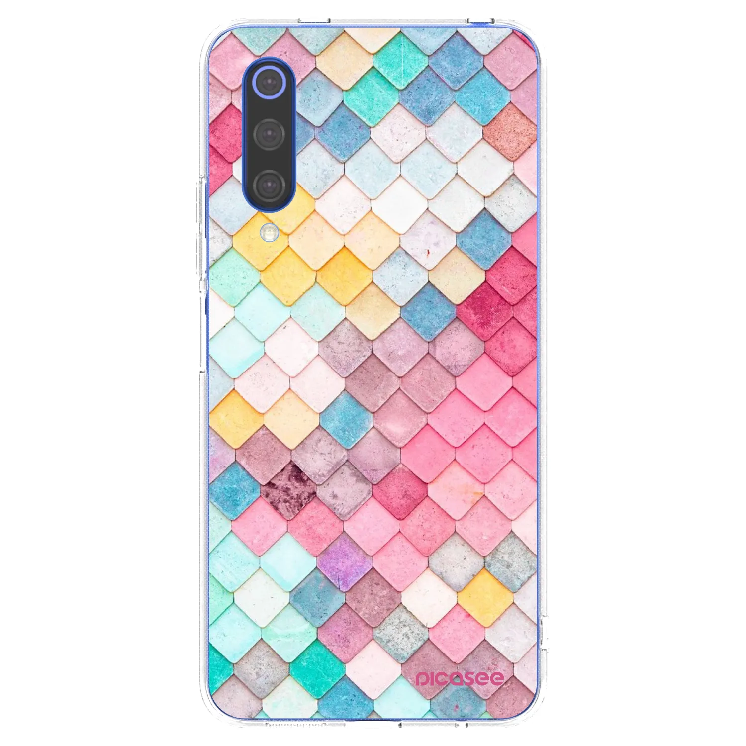Picasee silikónový prehľadný obal pre Xiaomi Mi 9 SE - Farebná strecha