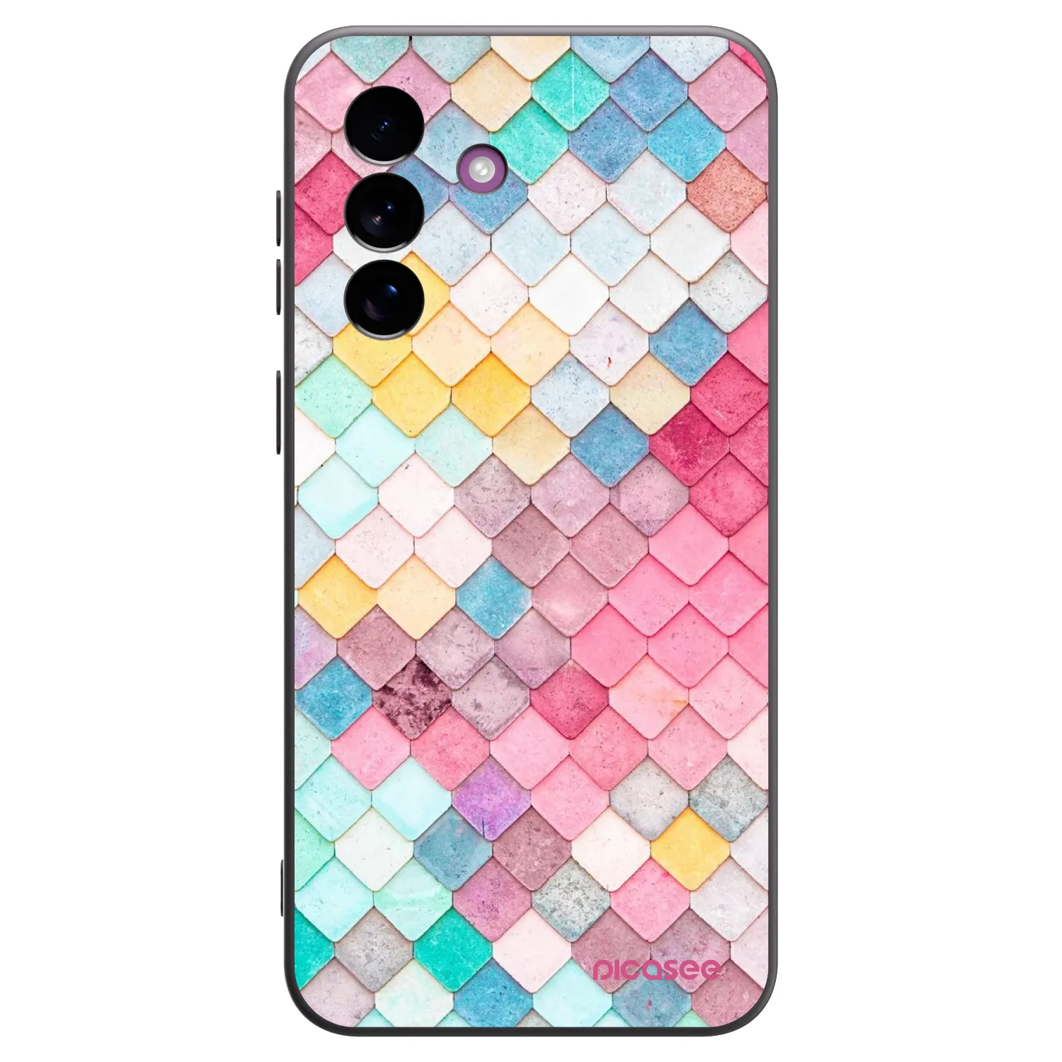Picasee silikónový čierny obal pre Samsung Galaxy A37 - Farebná strecha