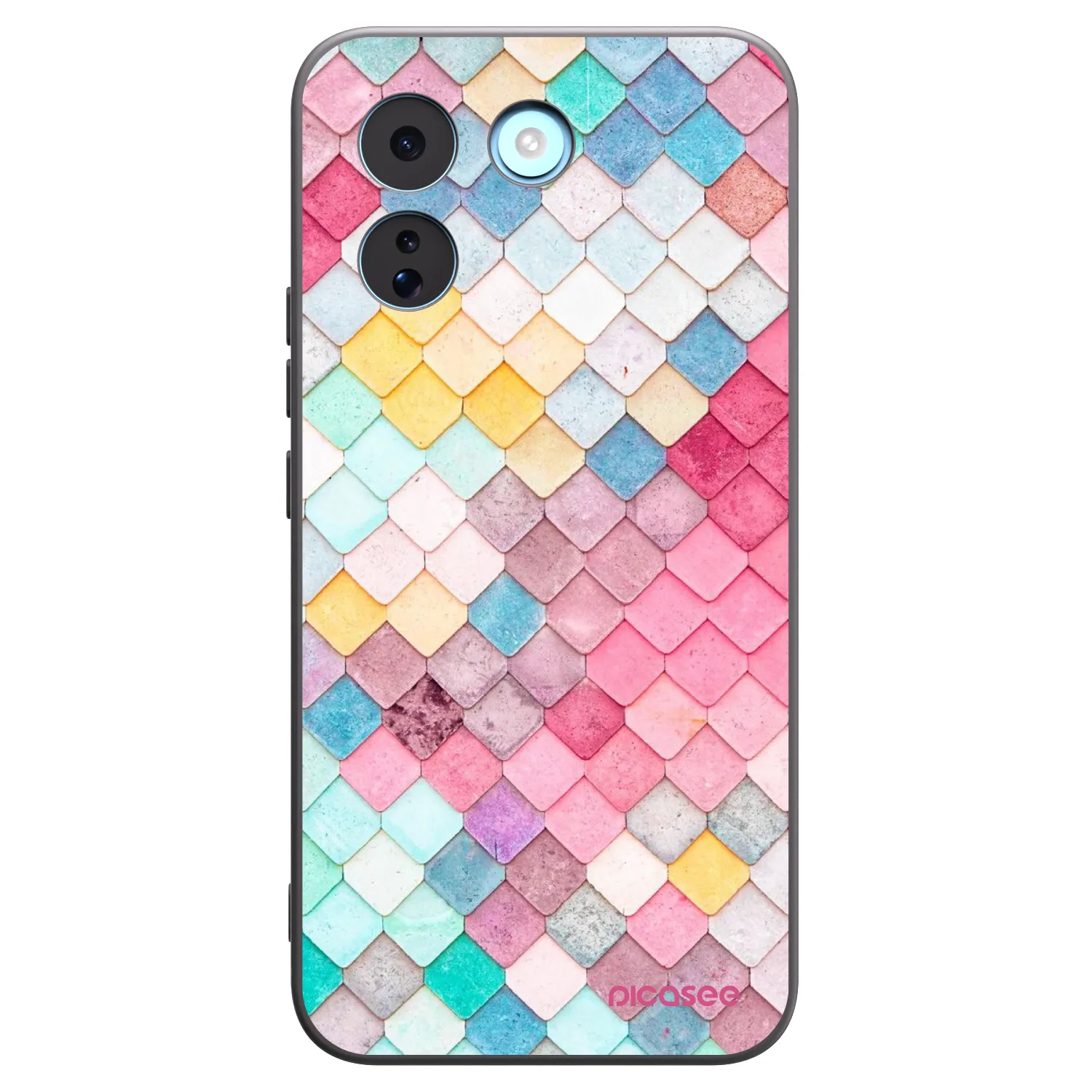 Picasee silikónový čierny obal pre Xiaomi Redmi Note 17 Pro MAX 5G - Farebná strecha
