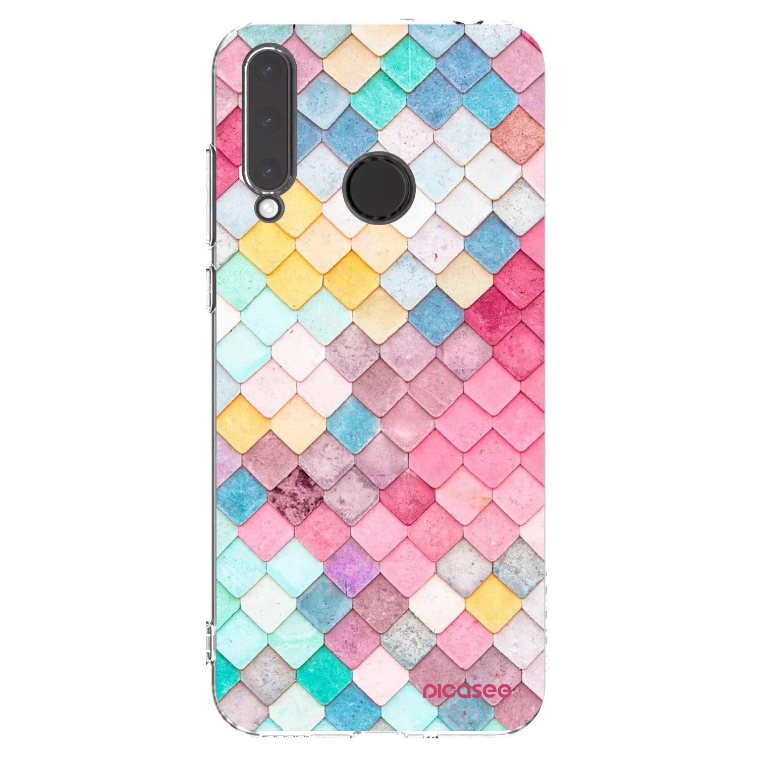 Picasee silikónový prehľadný obal pre Honor 20 Lite - Farebná strecha