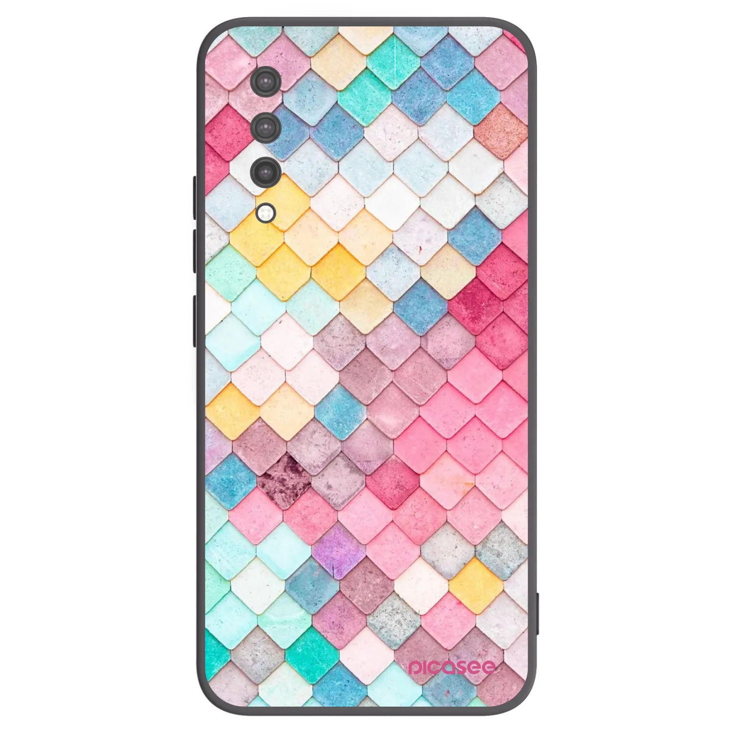 Picasee silikónový čierny obal pre Xiaomi Mi 9 Lite - Farebná strecha