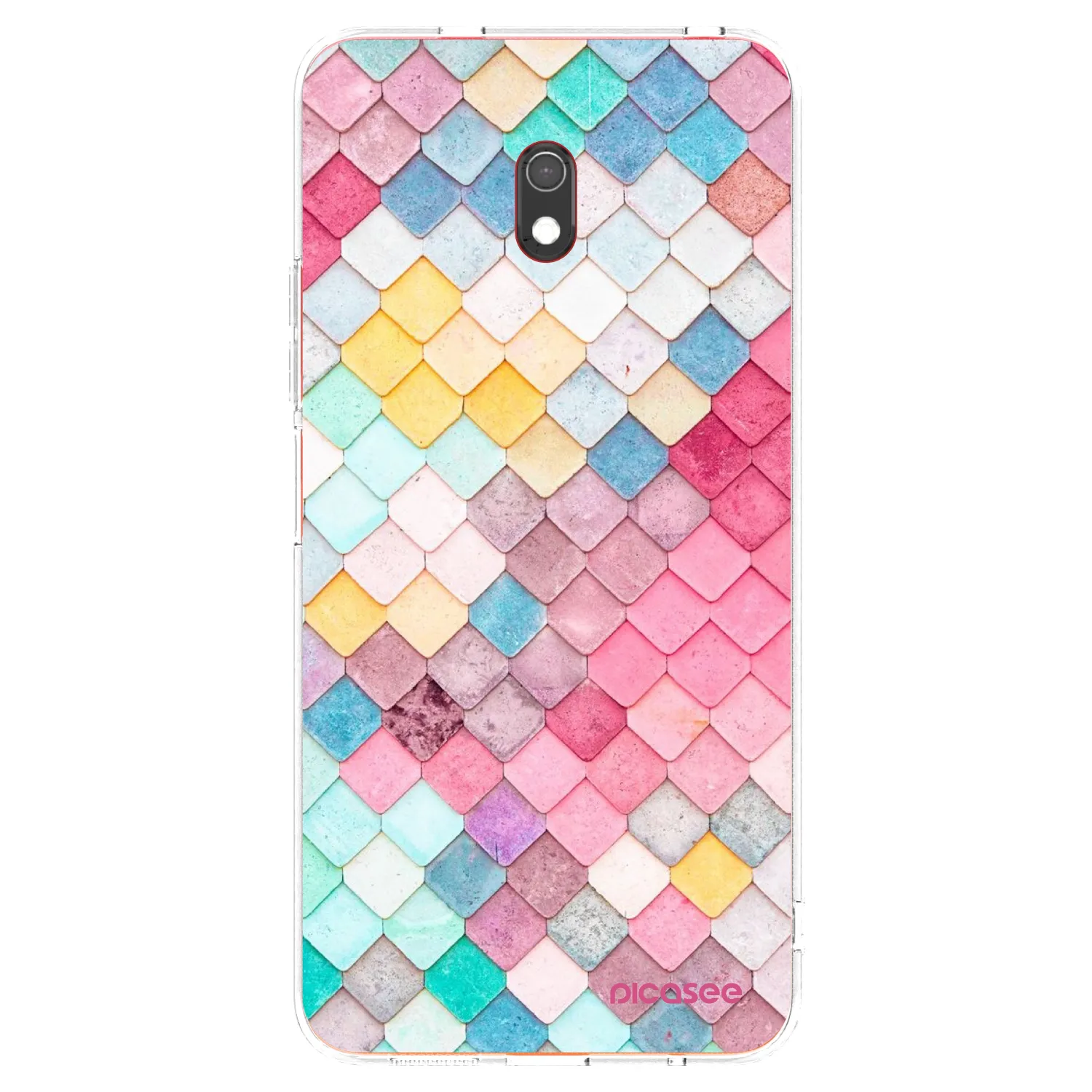 Picasee silikónový prehľadný obal pre Xiaomi Redmi 8A - Farebná strecha
