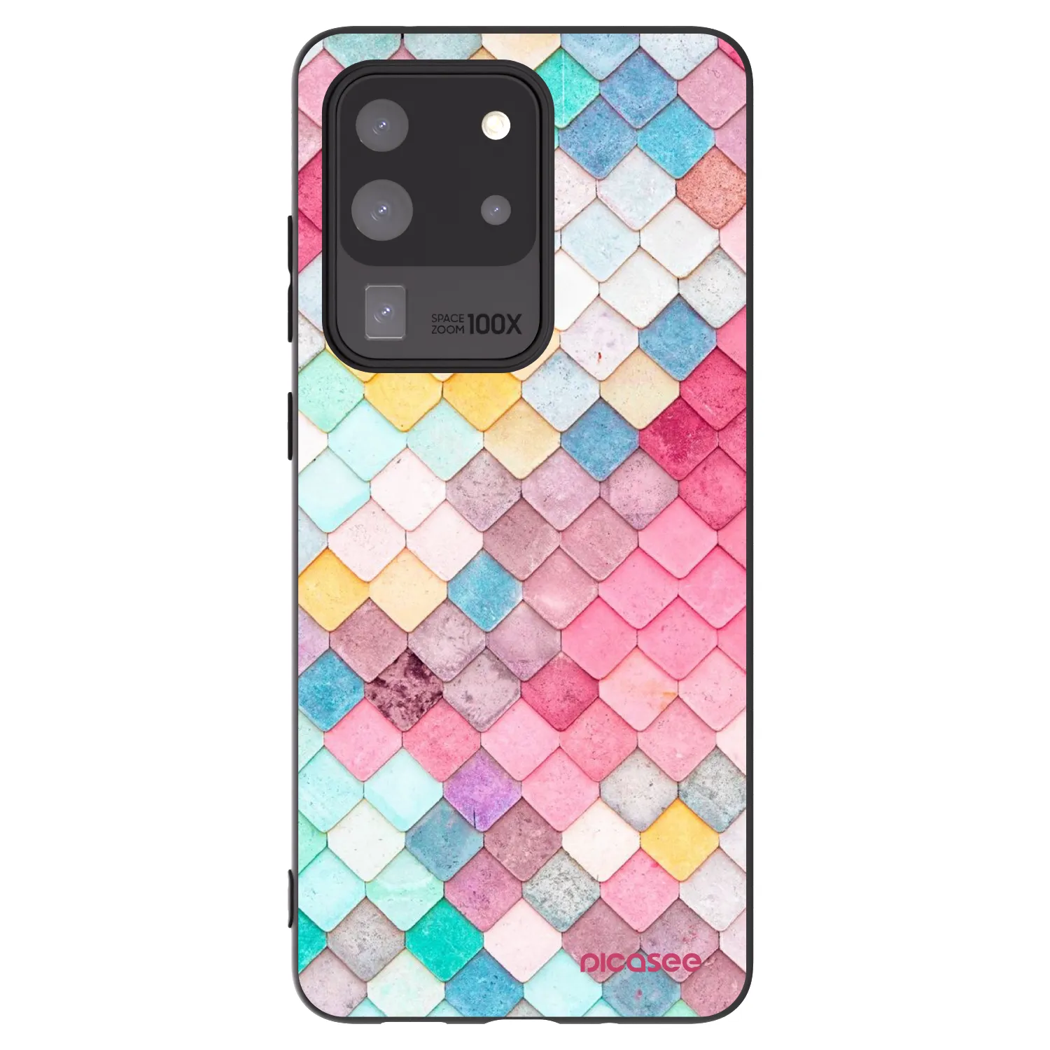 Picasee silikónový čierny obal pre Samsung Galaxy S20 Ultra 5G G988F - Farebná strecha