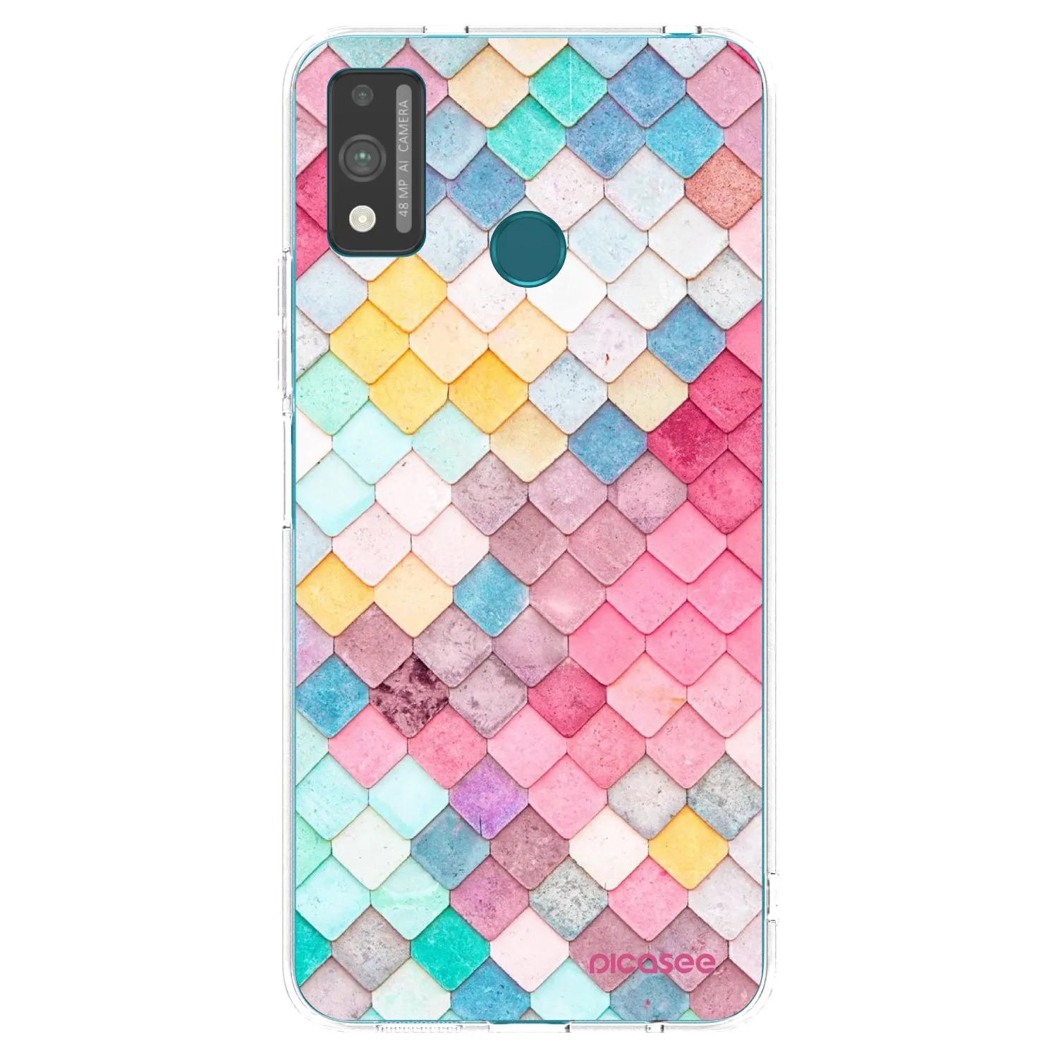 Picasee silikónový prehľadný obal pre Honor 9X Lite - Farebná strecha