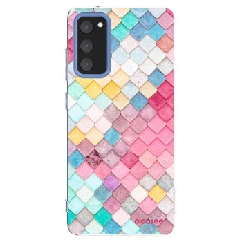 Picasee silikónový prehľadný obal pre Samsung Galaxy S20 FE - Farebná strecha