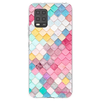 Picasee silikónový prehľadný obal pre Xiaomi Mi 10 Lite - Farebná strecha