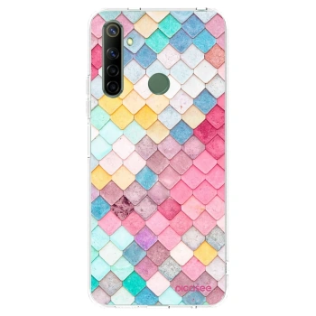 Picasee silikónový prehľadný obal pre Realme 6i - Farebná strecha