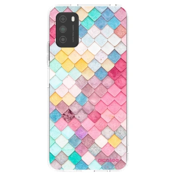 Picasee silikónový prehľadný obal pre Xiaomi Poco M3 - Farebná strecha