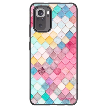 Picasee silikónový čierny obal pre Xiaomi Redmi Note 10 - Farebná strecha