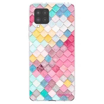 Picasee silikónový prehľadný obal pre Samsung Galaxy A42 A426B - Farebná strecha