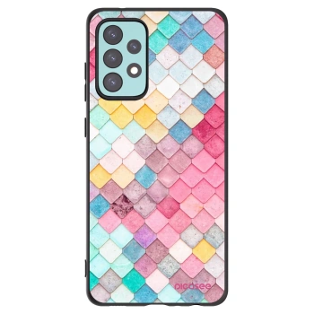 Picasee silikónový čierny obal pre Samsung Galaxy A72 A725F - Farebná strecha