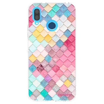 Picasee silikónový prehľadný obal pre Huawei P20 Lite - Farebná strecha