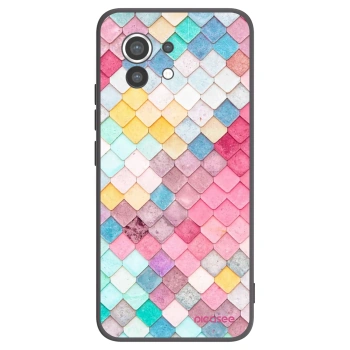 Picasee silikónový čierny obal pre Xiaomi Mi 11 - Farebná strecha